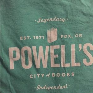 American Apparel Powells Bookstore shirt large